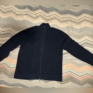 Men’s xl express cardigan. Navy blue. Light use.